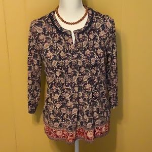 Lucky Brand cotton knit top